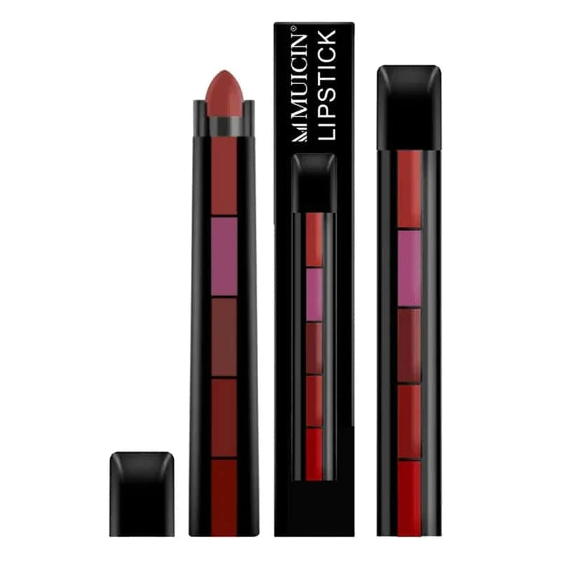 5 In 1 Matte Lipsticks - Muicin