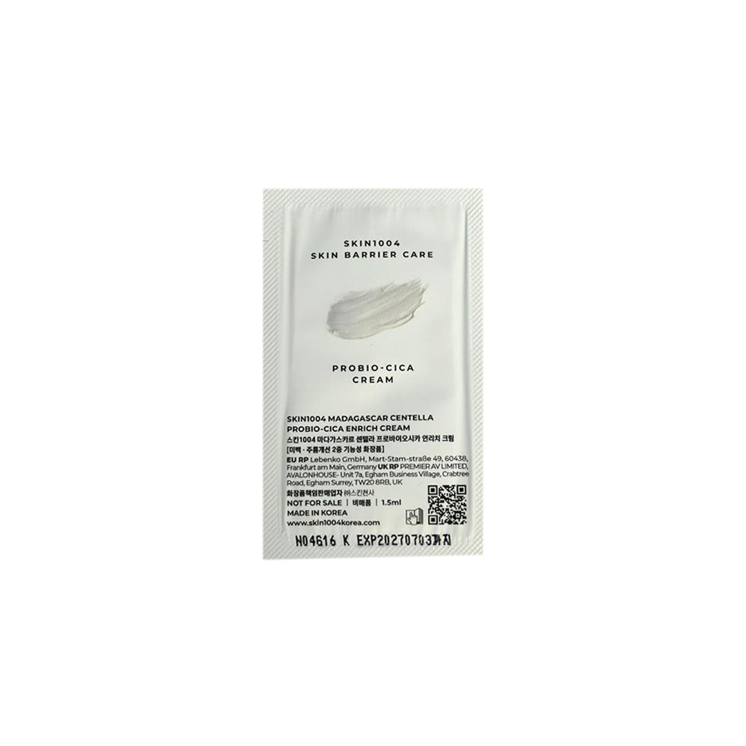 SKIN1004 Madagascar Centella Probio-Cica Enrich Cream - 1.5 ml