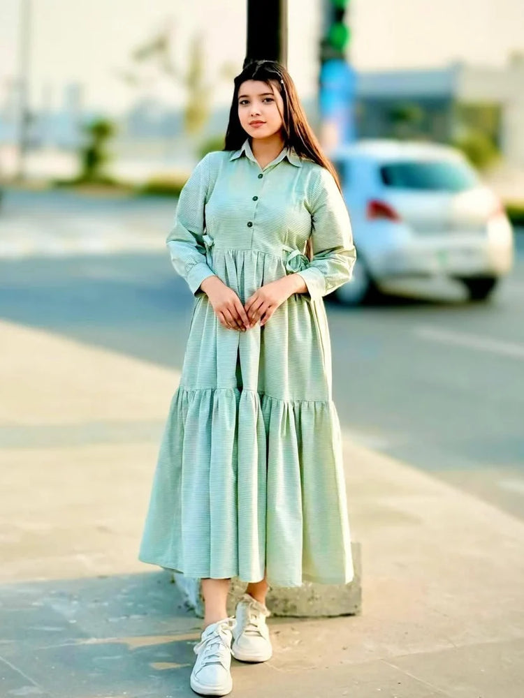 Yarn Dyed Cotton - 1 Piece Dress - Urban Cut