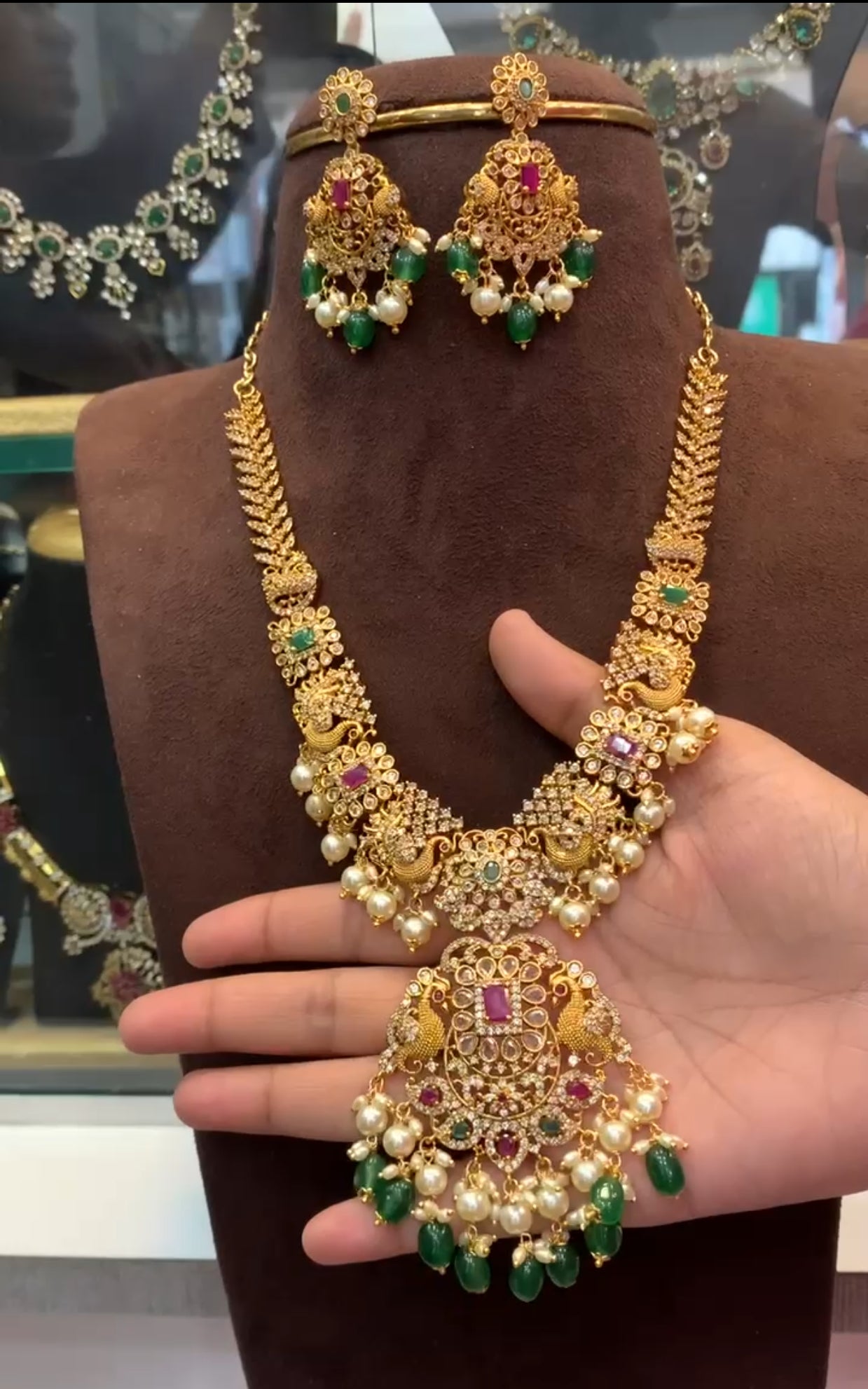 Handmade Luxury Jadau Mala - Aloro Jewels