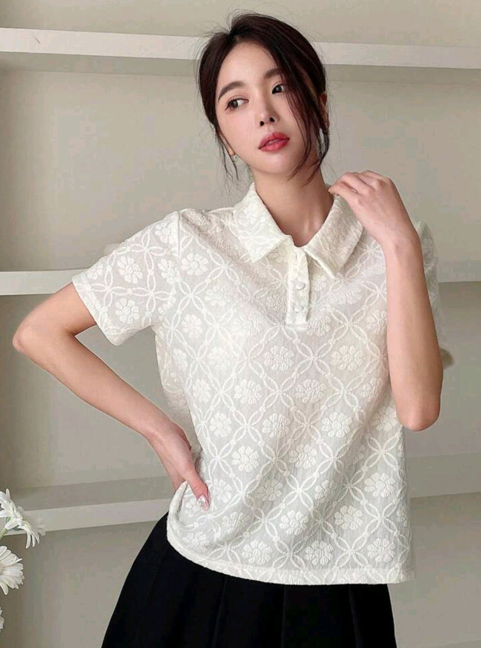 Dazy Designer Solid Color (White) - Shahzahra