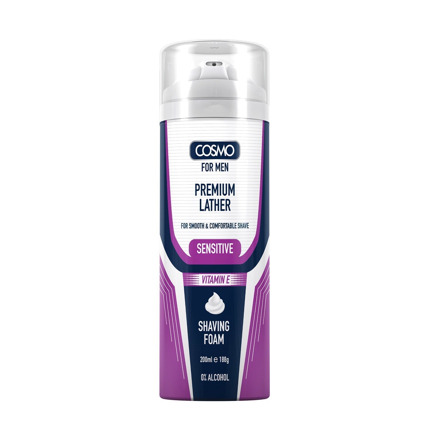 Cosmo Shaving Foam Sensitive Vitamine E  200Ml