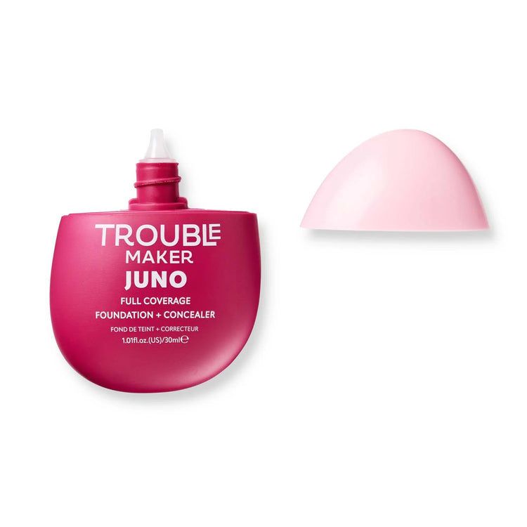 Trouble Maker Juno Full Coverage Matte Foundation Gold Star 30ml