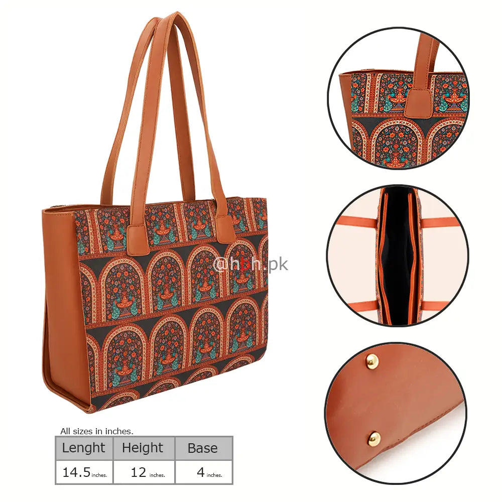 Uni Canvas Tote - Persian Brown - HBH