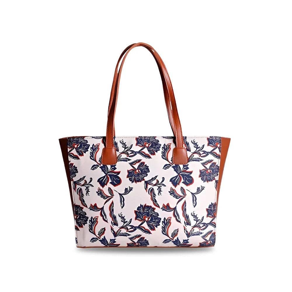Uni Canvas Tote - Blue Flower - HBH