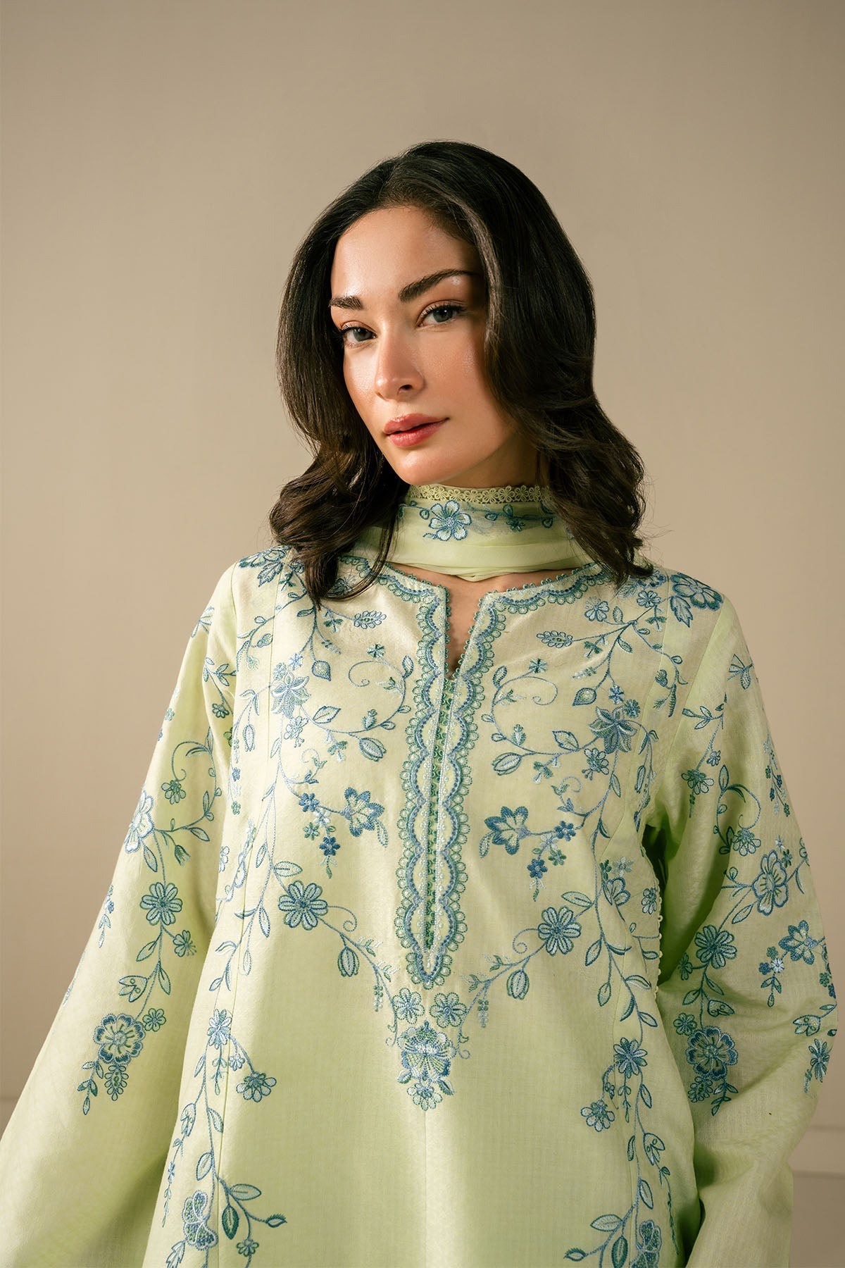 ZeeVa 3 Piece Stitched - Tawakal Closet