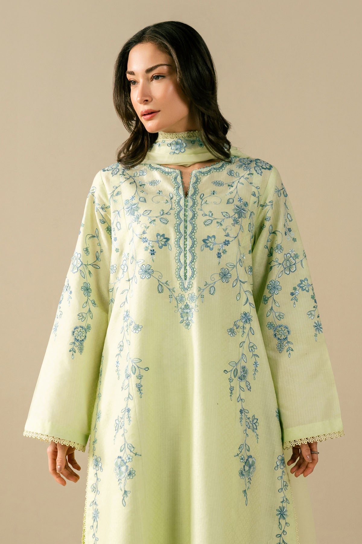 ZeeVa 3 Piece Stitched - Tawakal Closet