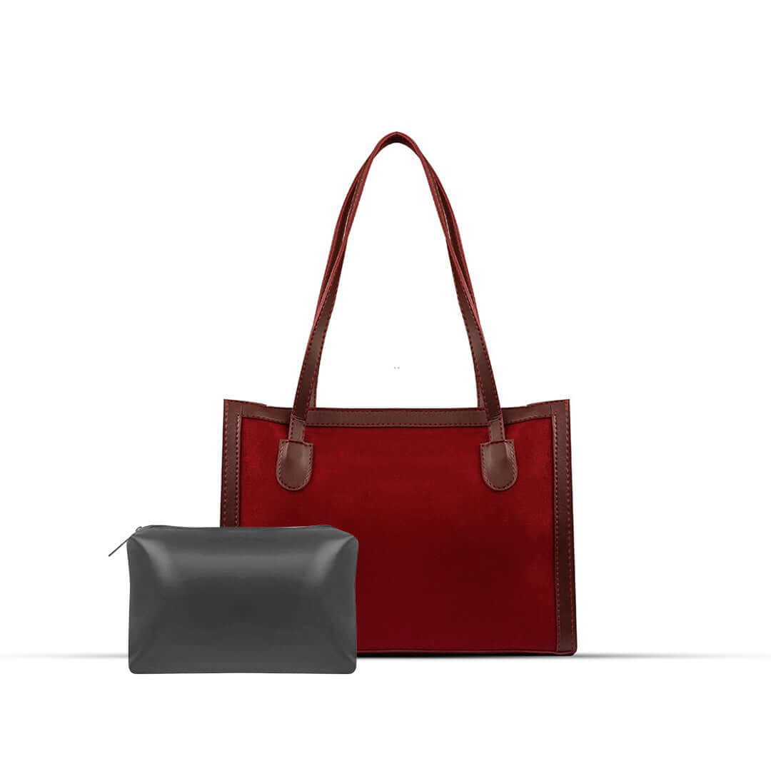 Raven Maroon Tote Bag - Bag X