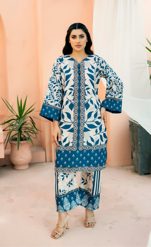 Eshal - Stitched 2 Pcs - Kala Jora