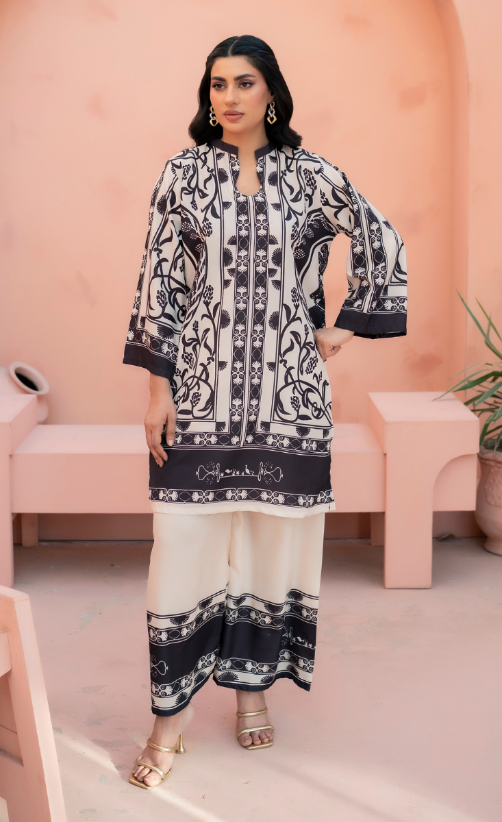 Meerub - Stitched 2 Pcs - Kala Jora