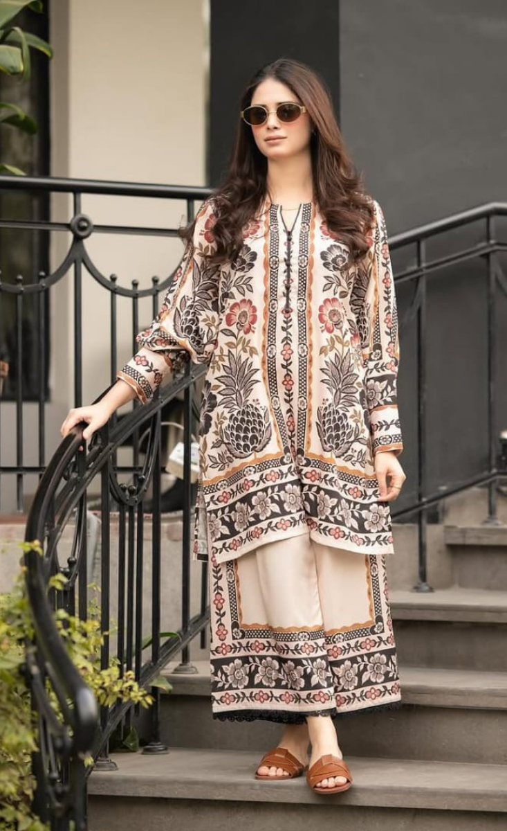Eman - Stitched 2 Pcs - Kala Jora