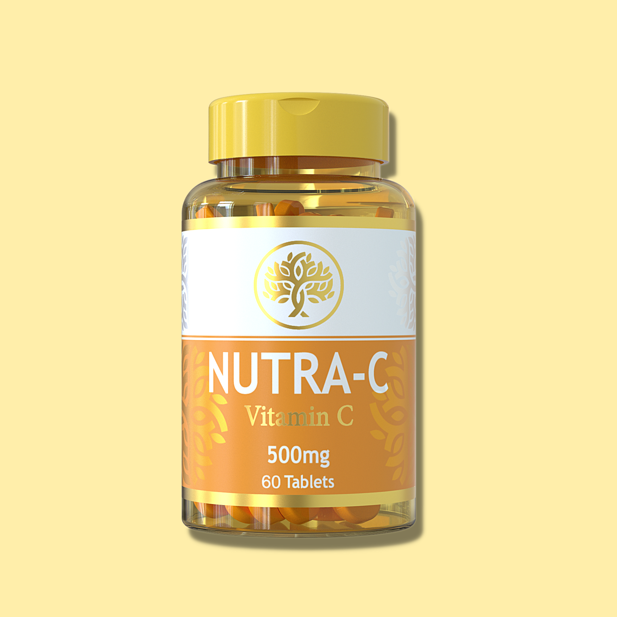 Nutra C Vitamin C 500Mg - Economy Pack (60 Tablets) - NutrexLab
