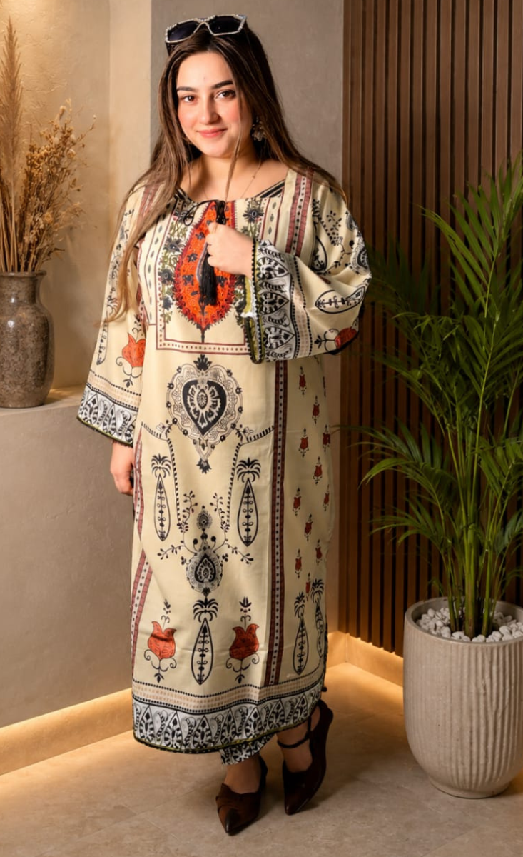 Sitamgar - Stitched 2 Pcs - Kala Jora