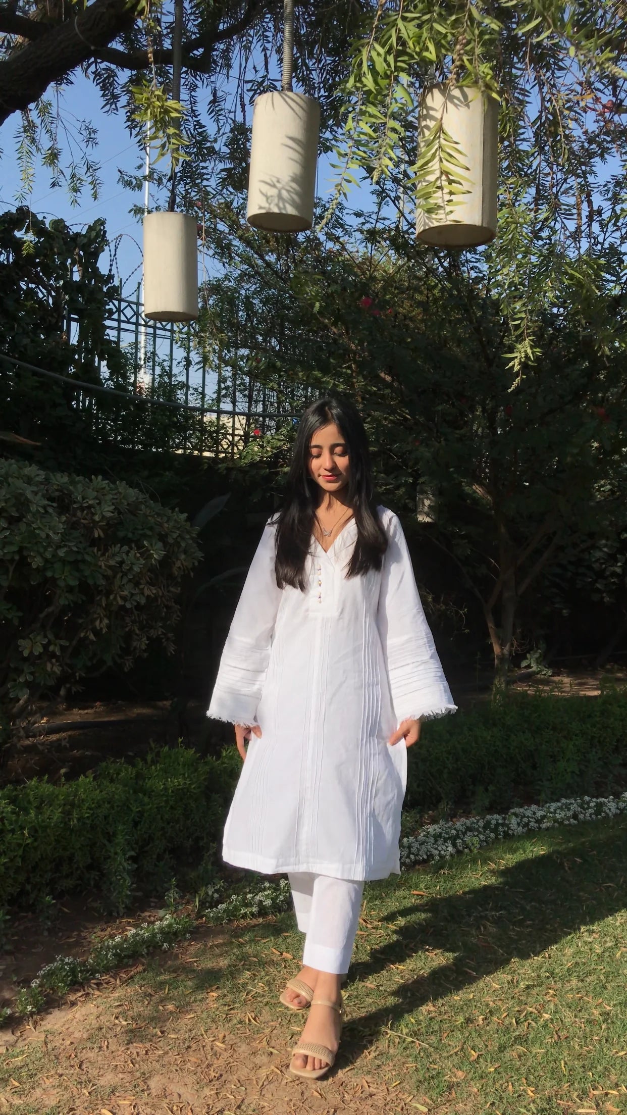 2 Piece Cotton Embellished stitched suit