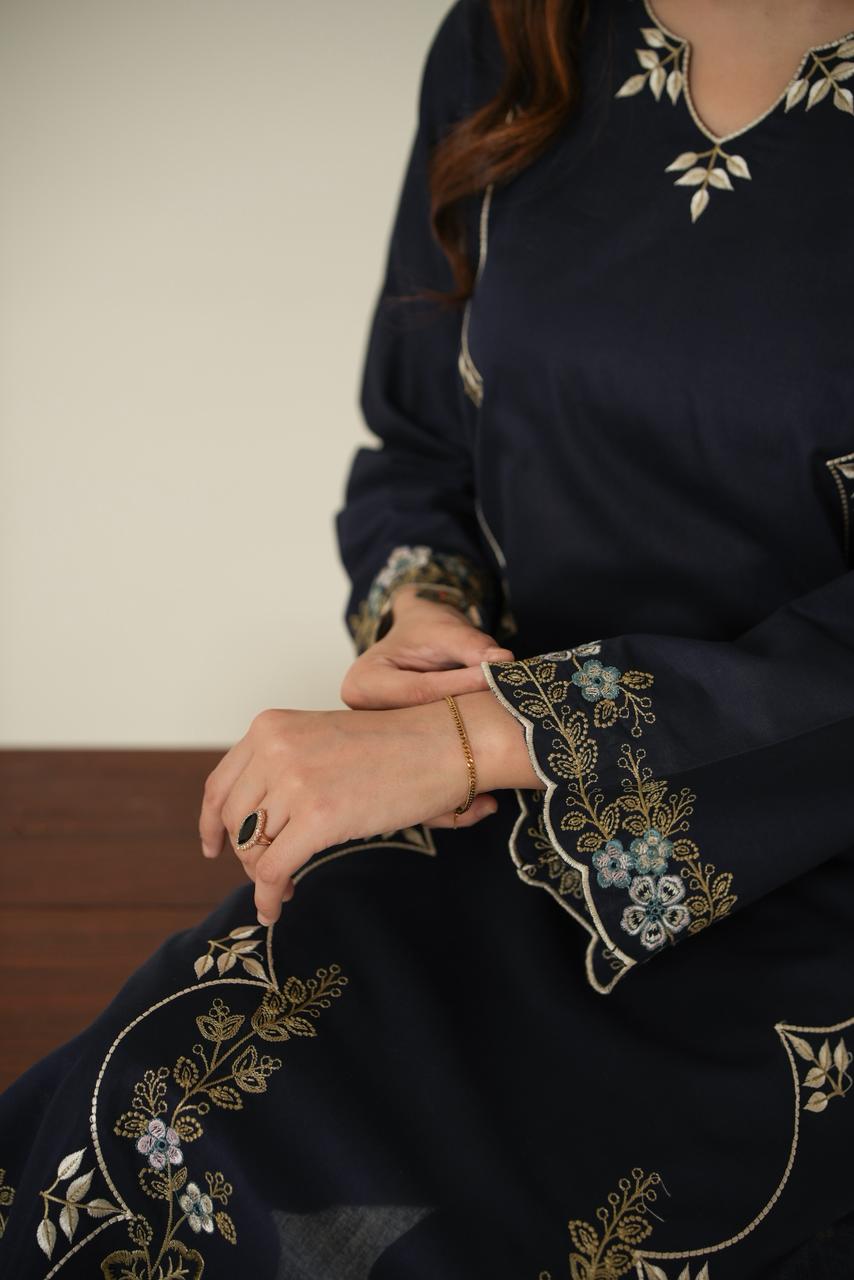 Navy Floral
