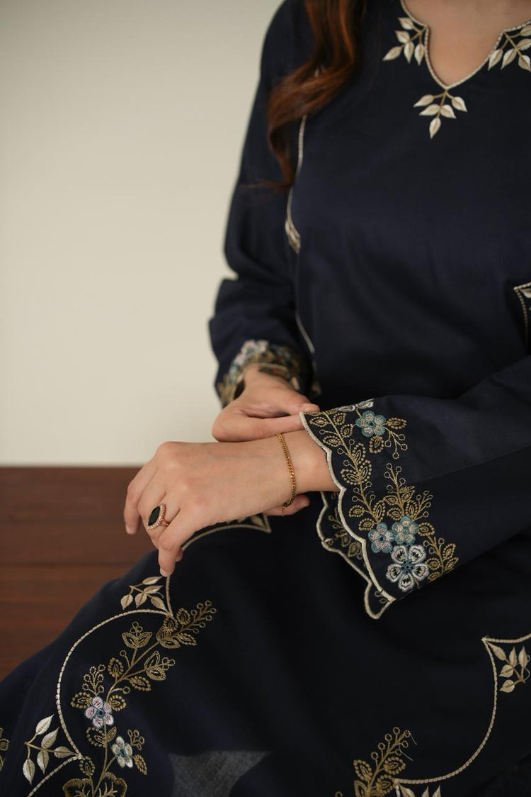Navy Floral
