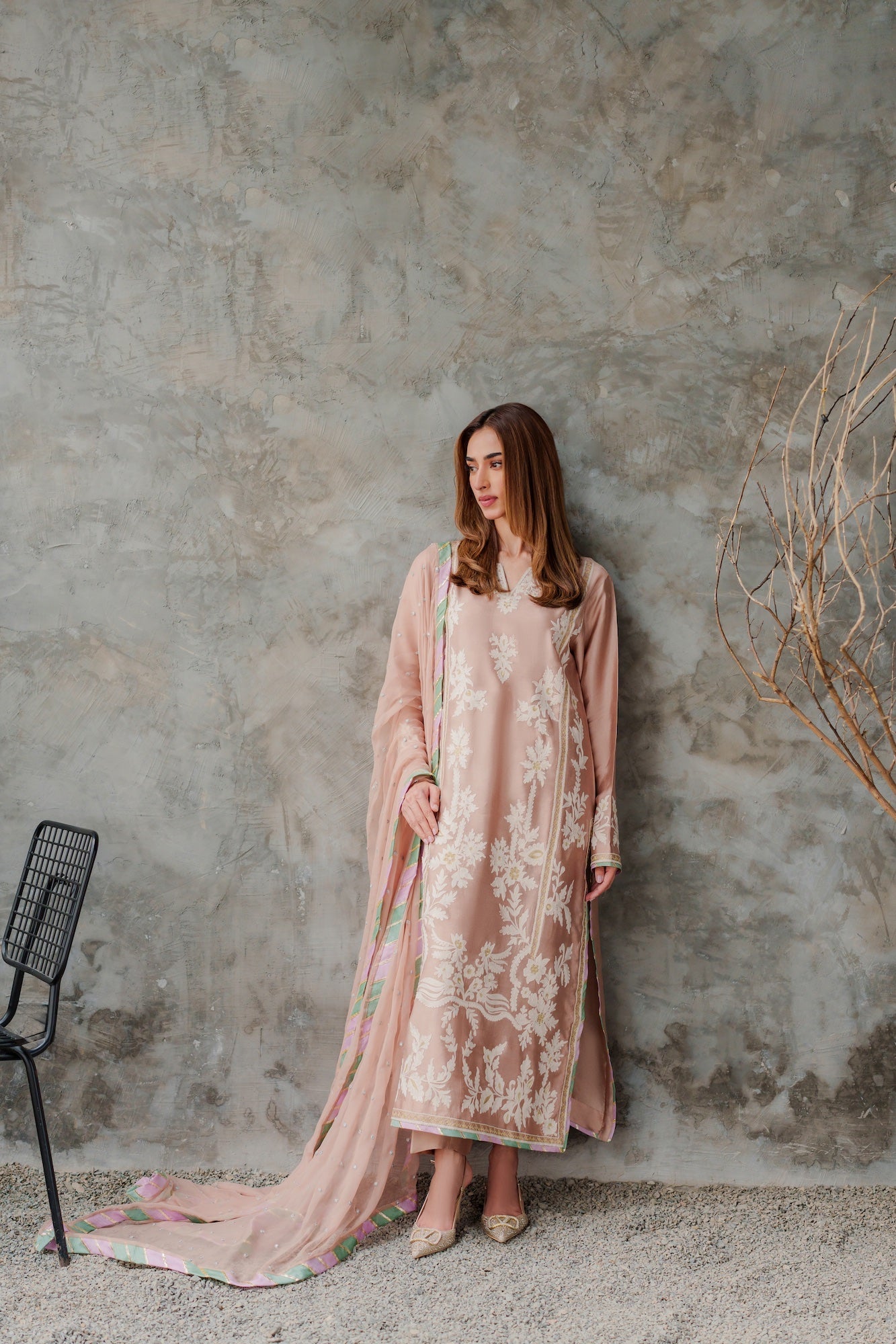Zareen 3pcs Stitched - Tawakal Closet