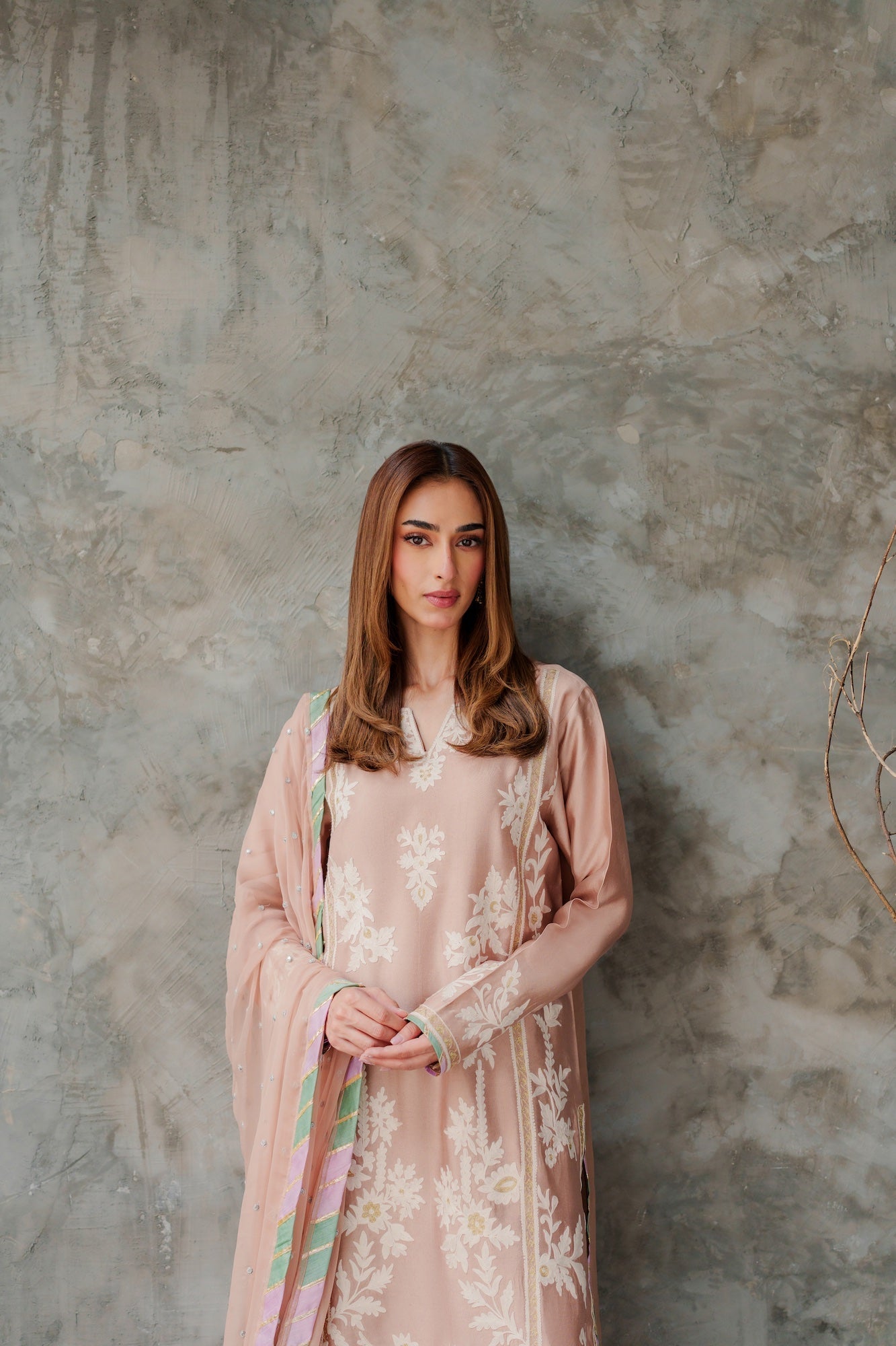 Zareen 3pcs Stitched - Tawakal Closet