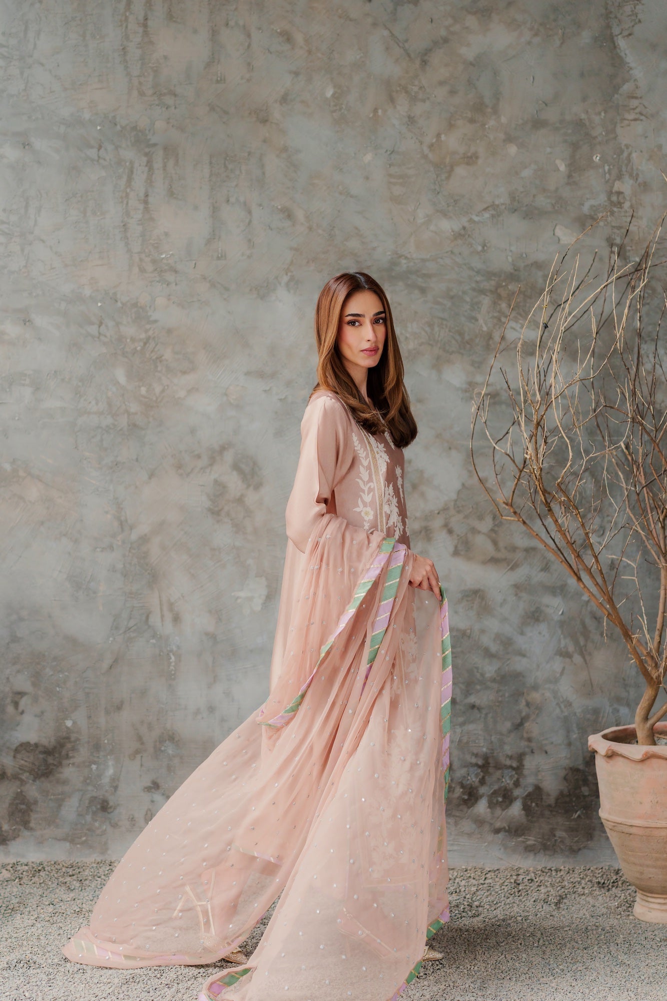 Zareen 3pcs Stitched - Tawakal Closet