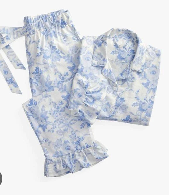 2 Piece PJ Suit- Cotton Comfy Flannel ( Shirt + Trouser)