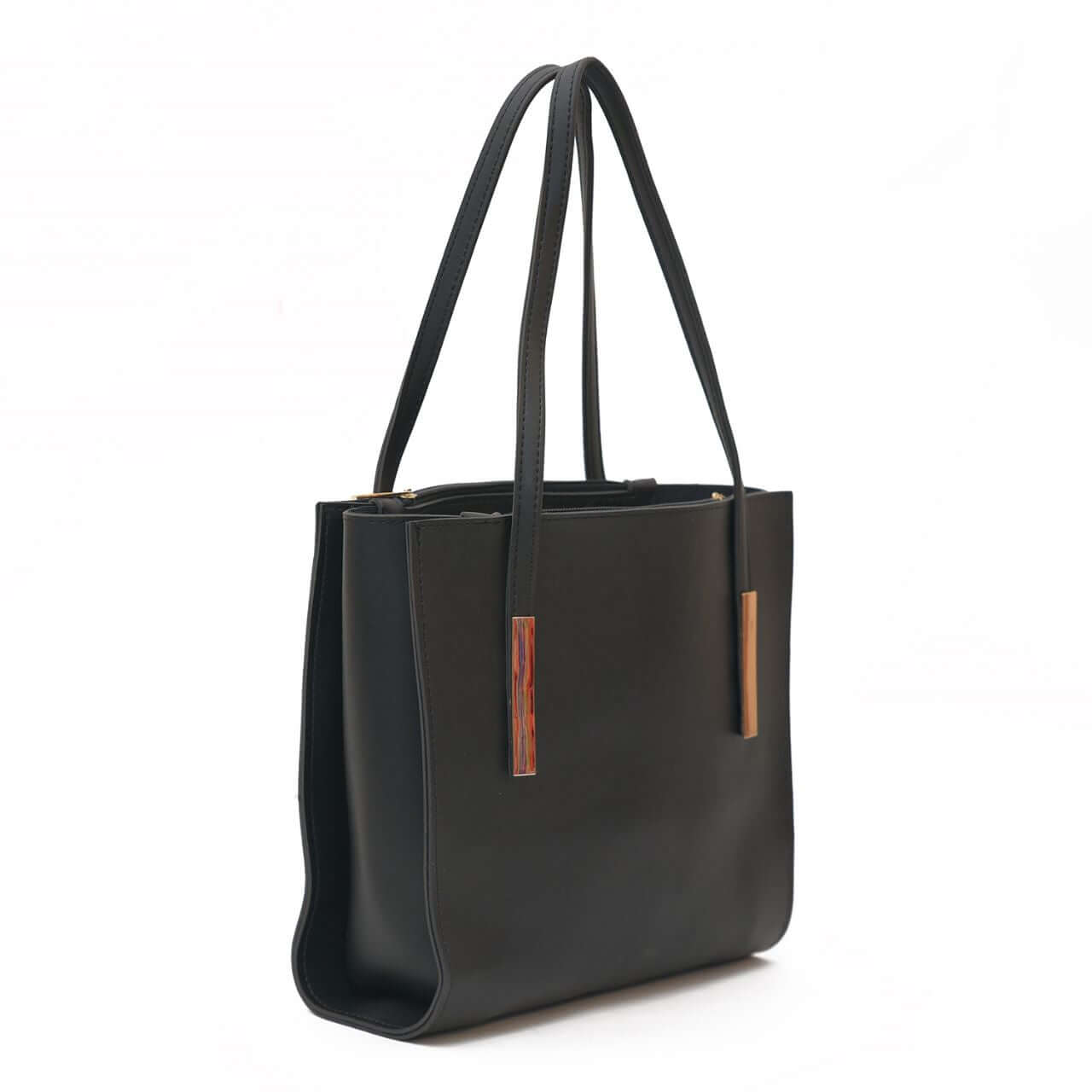 Canva Black Tote Bag - Bag X