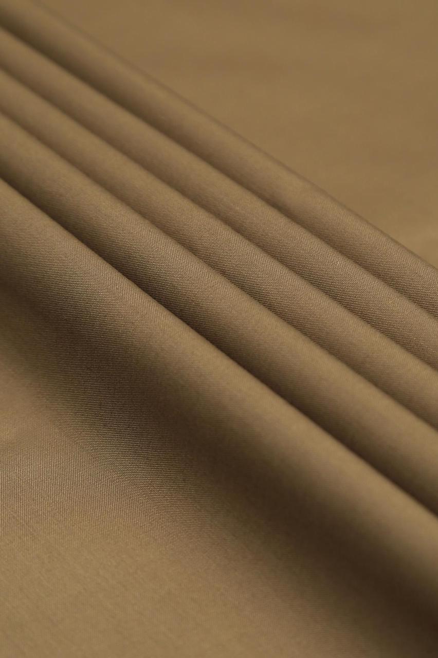Premium wash and wear fabric light brown - Threads & Weaves men's unstitched