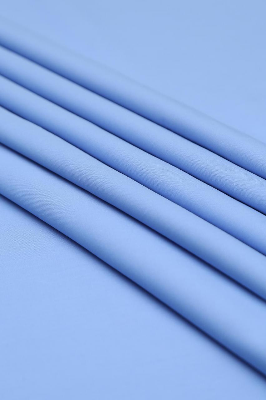 Premium wash and wear fabric light blue - Threads & Weaves men's unstitched