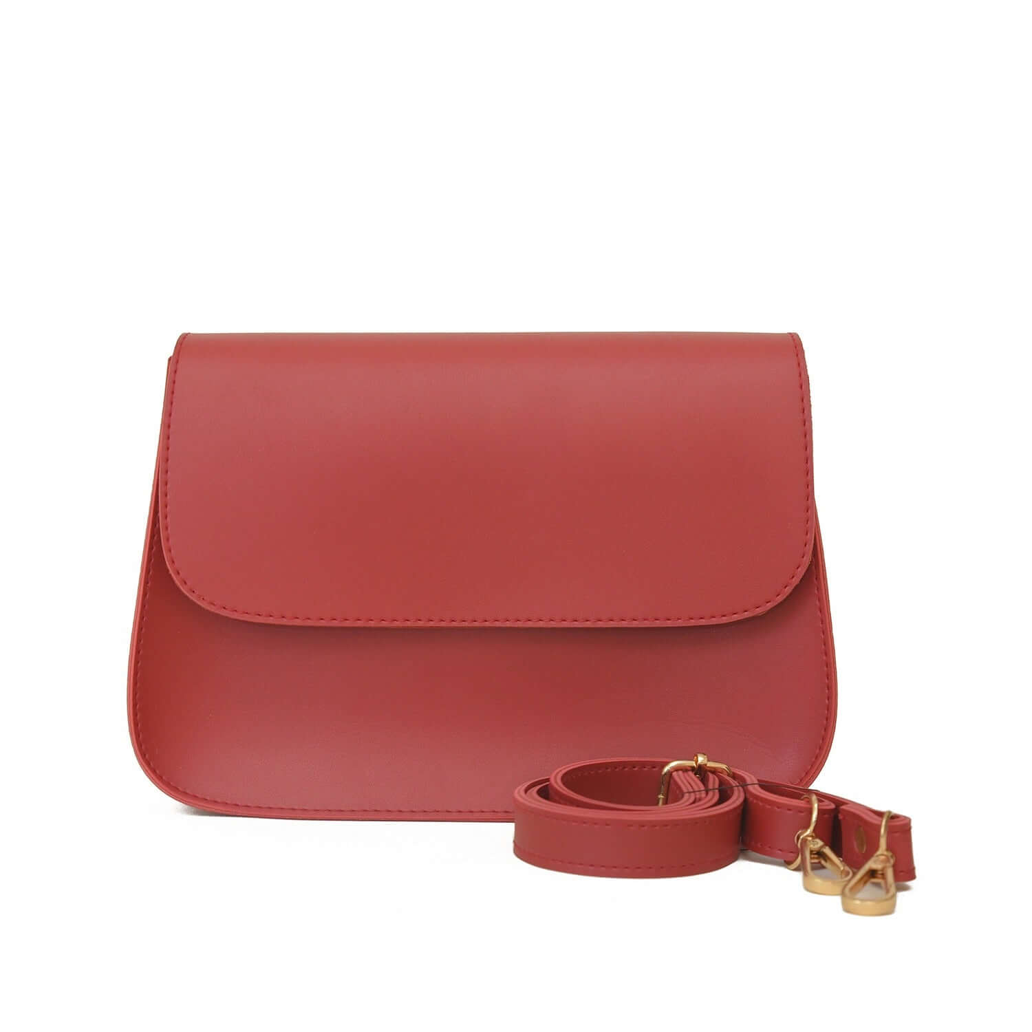 Cross Maroon Handbag - Bag X