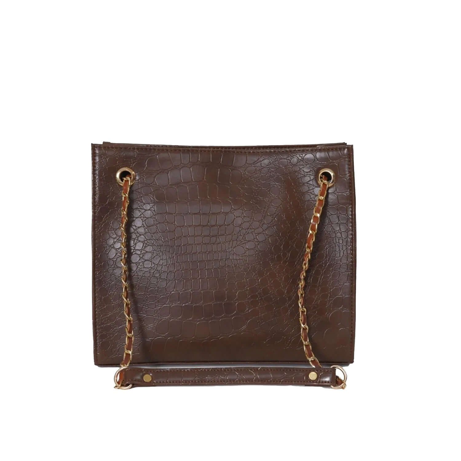 Crocodile Tote Choco Tote Bag - Bag X
