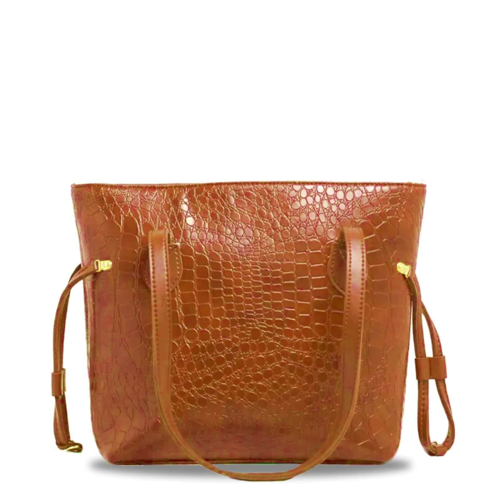 Trinity Brown Tote Bag - Bag X