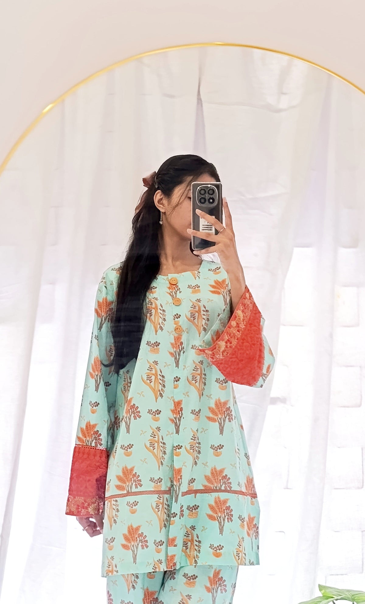 2 Piece Lawn Embroidered  Co- Ord Set - Urban Cut