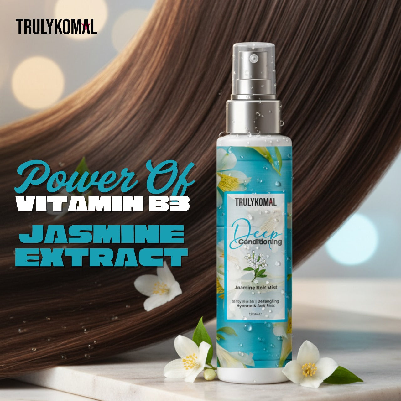 Deep Conditioning Jasmine Hair Mist - TrulyKomal