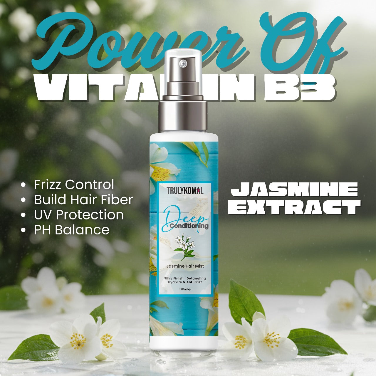 Deep Conditioning Jasmine Hair Mist - TrulyKomal
