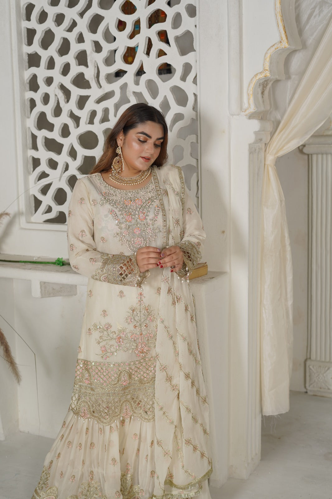 Violet Whisper 3PC – Lawn Violet Wisper & Formal Gown Dresses for Women by Sundar Stitch