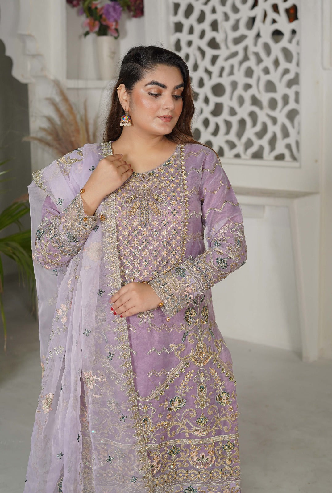 OPULENT AURA – Luxury Designer Kurti | Sundar Stitch