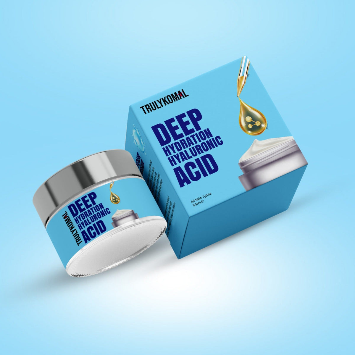 Deep Hydration Hyaluronic Moisturiser - Trulykomal