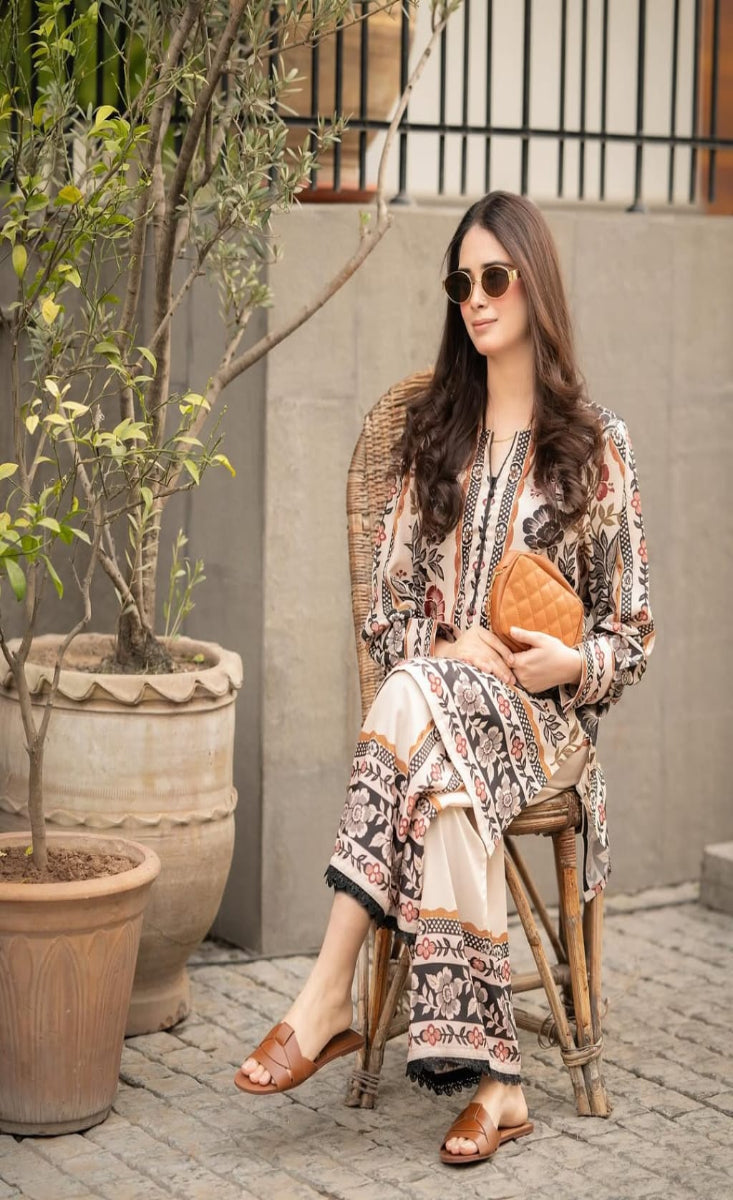 Eman - Stitched 2 Pcs - Kala Jora