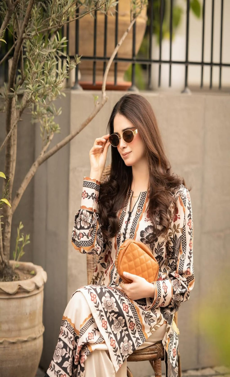 Eman - Stitched 2 Pcs - Kala Jora