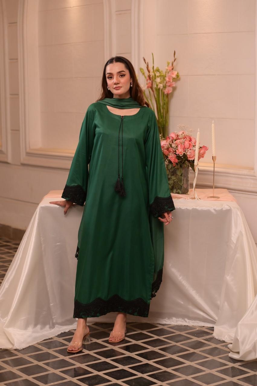 3-Piece Lawn Cotton | Stitched - Aira by Ayesha Ghaffar
