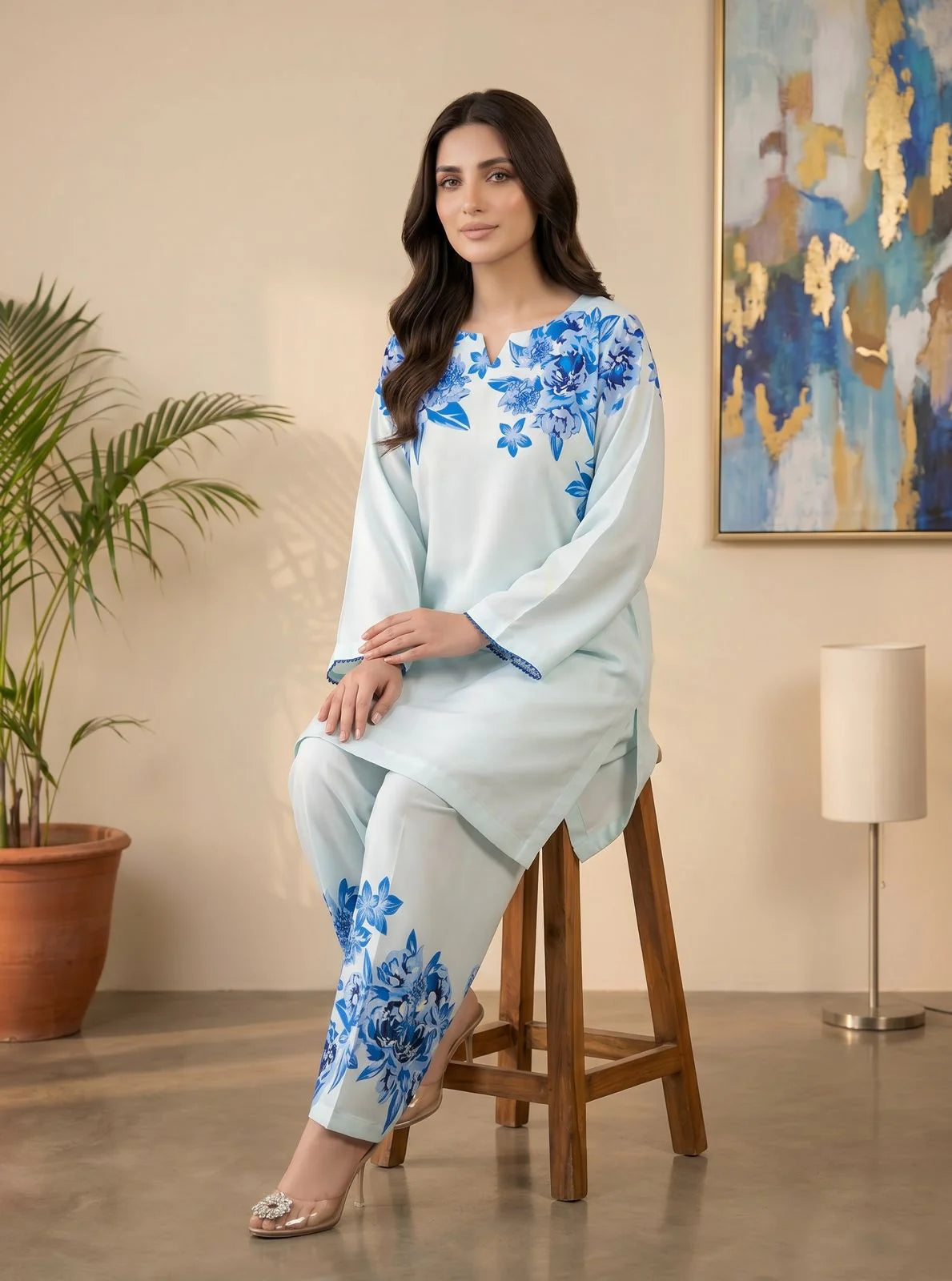 Breeze – Cotton Lawn Set - Manash