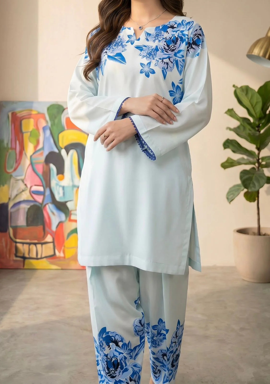 Breeze – Cotton Lawn Set - Manash