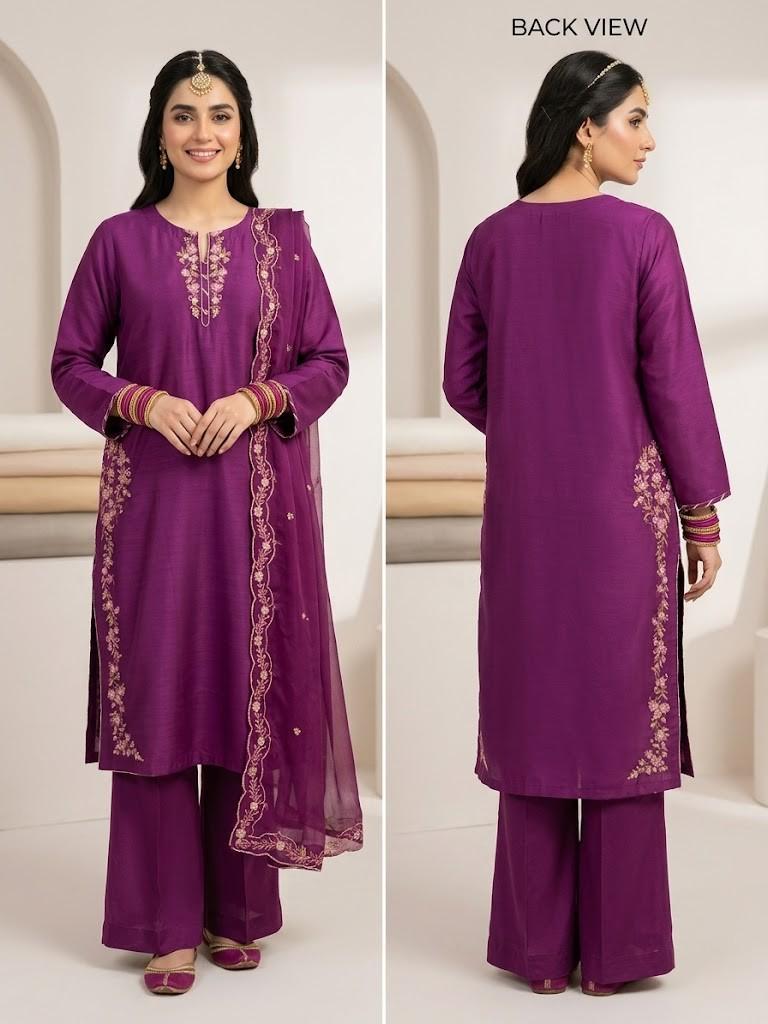 Luna Scalloped Organza & Silk Suite - Weaverz