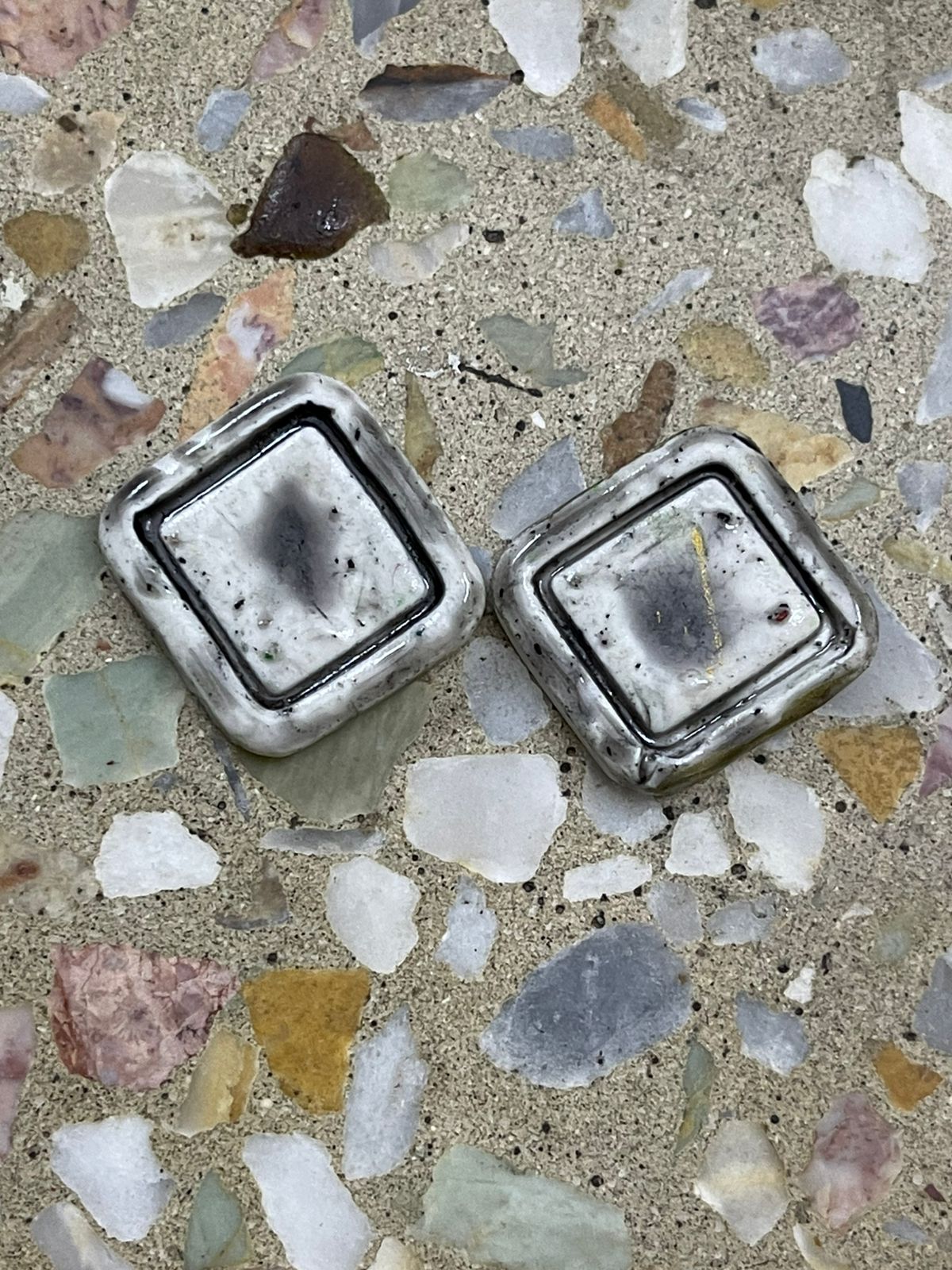 Summer Coolers- Square Studs - Clay Boutique