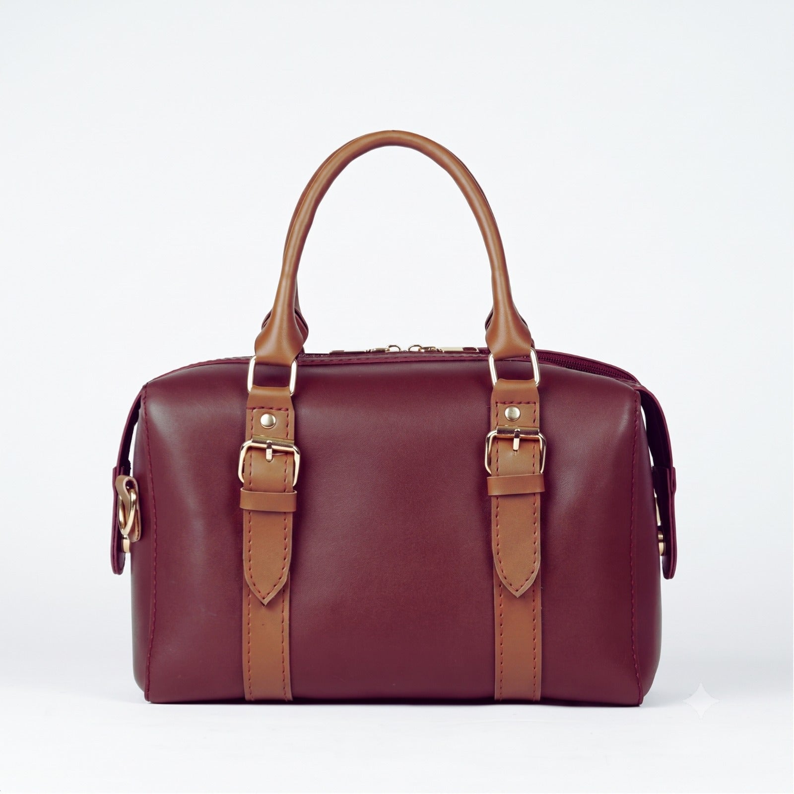 Twin Maroon Shoulder bag - Bag X