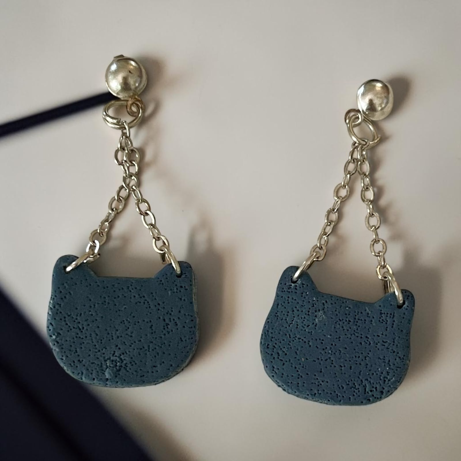 Cat Swing Earrings - Clay Boutique