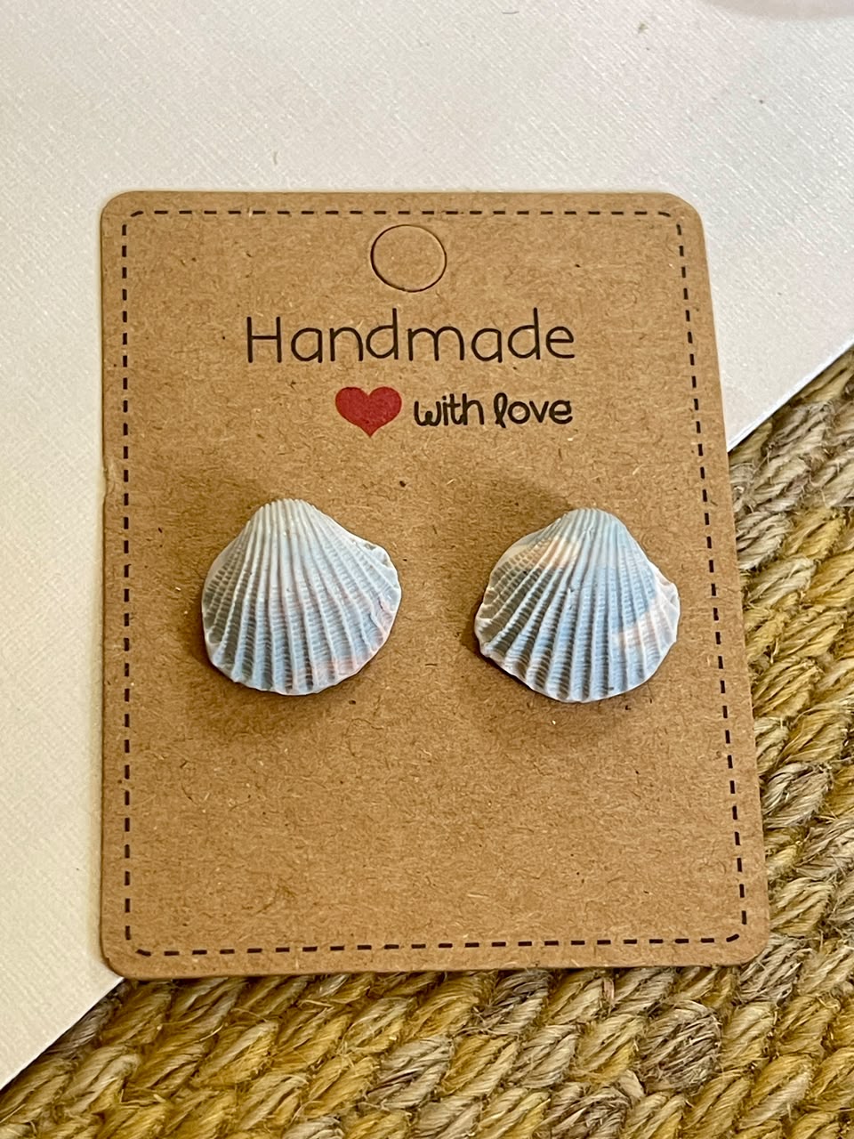 Clam Studs - Clay Boutique
