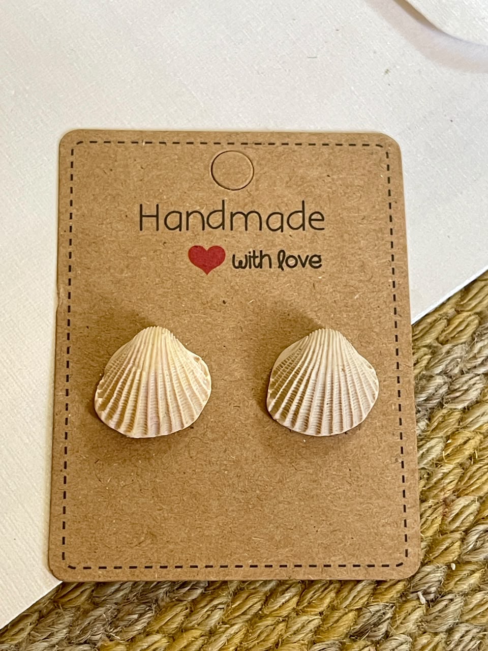 Clam Studs - Clay Boutique