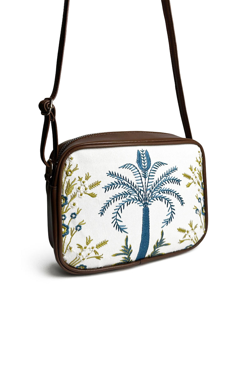 Blue Palm Handbag - Bag X