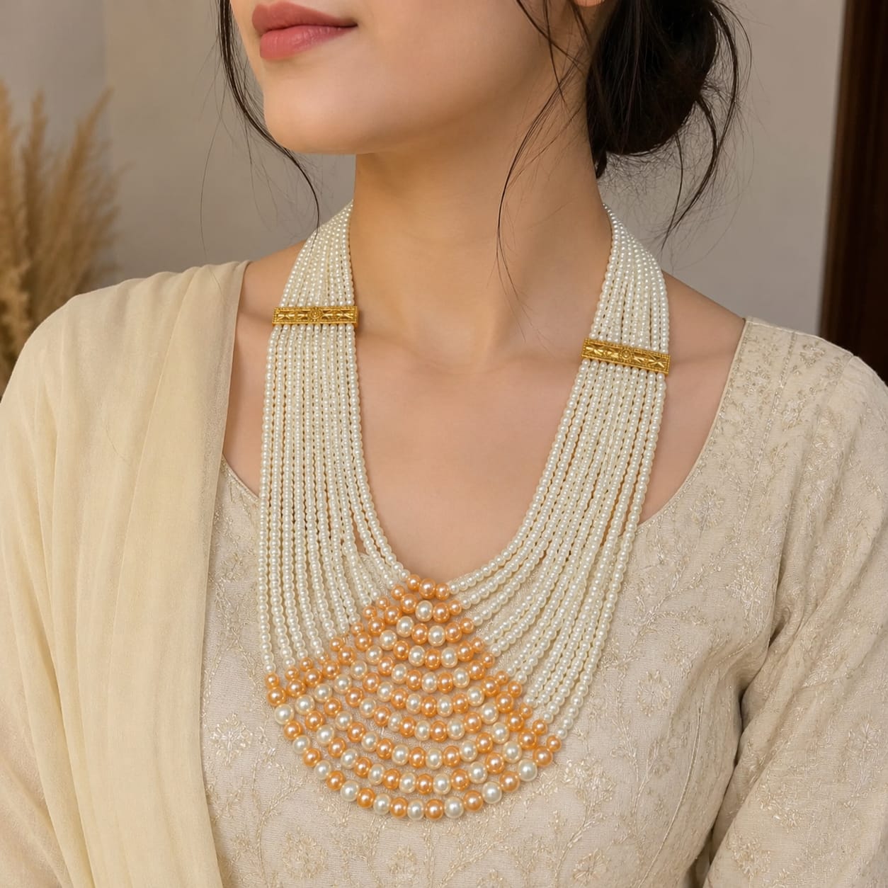 Pearl Mala Moti - Mala Kangan