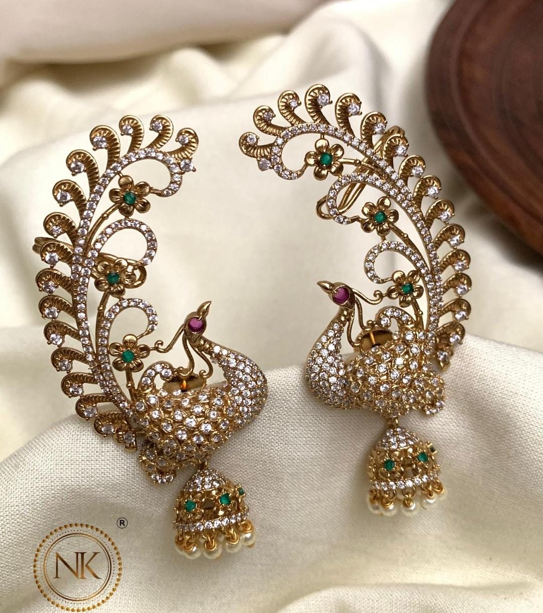 Raqs-E-Moor Earwrap Earrings - Aloro Jewels